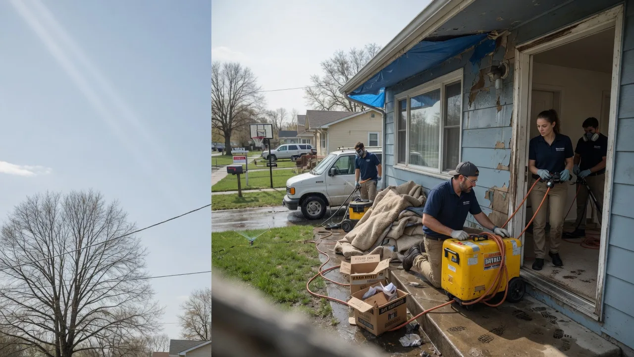 Basement Flood Cleanup in Bluff City, KS near me